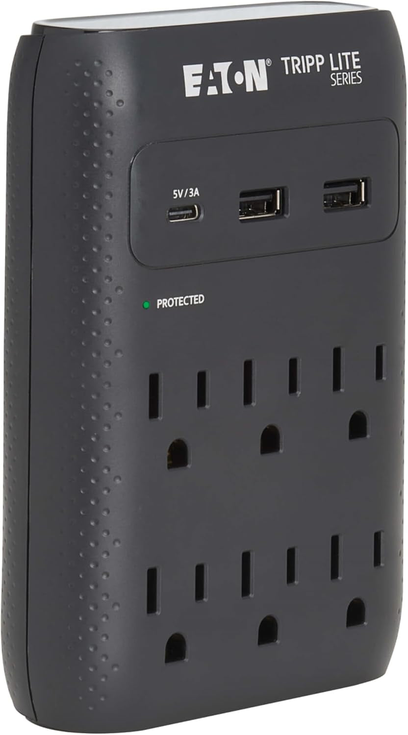 Eaton  6-Outlet Surge Protector with USB-C + USB Charging