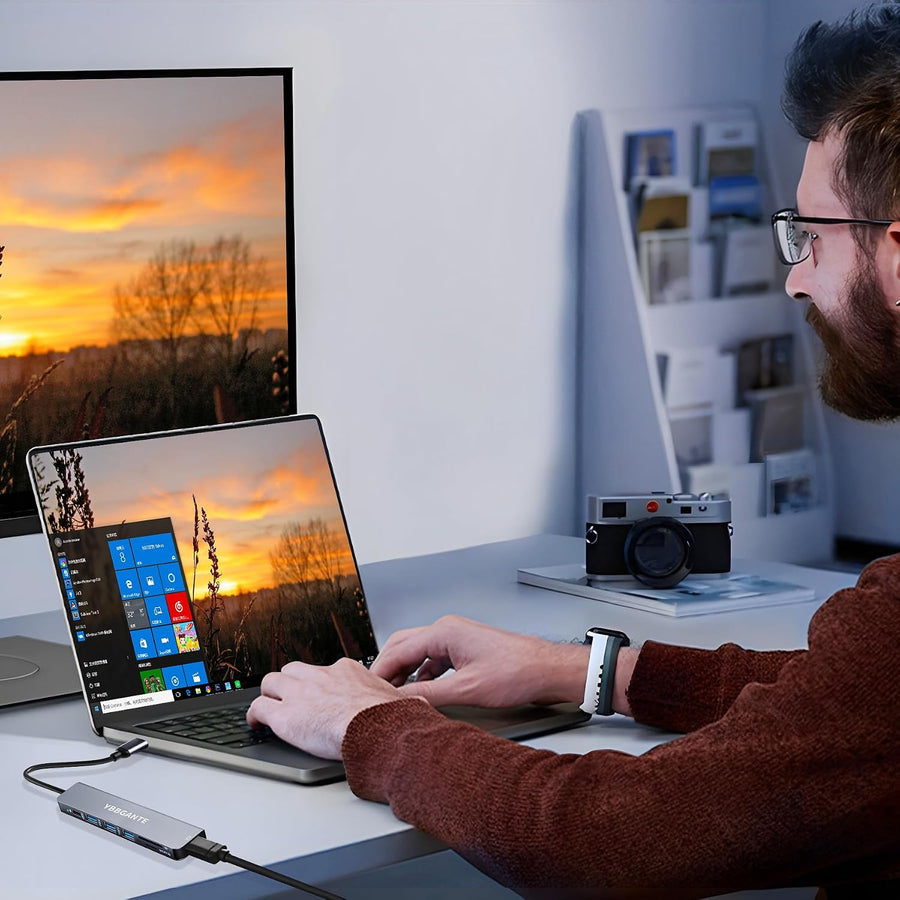 USB-C 7-In-1 Multiport Hub with HDMI, SD Card Reader, 100W PD