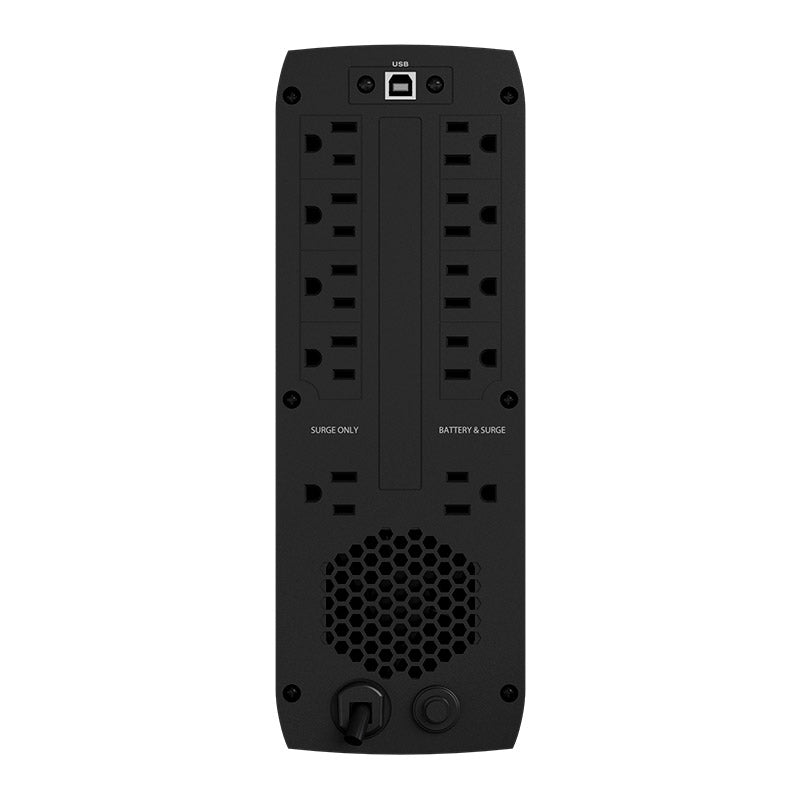 Forza | Smart UPS 1500VA/900W Slim Tower, 10 outlets, LCD, Charging USB, Software-120V