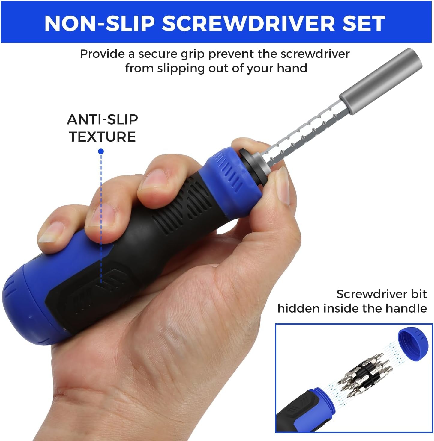 Precision Screwdriver Bits & Socket Set | 77Pcs Screwdriver Repair Tool Kit with Built-In Magnetizer for Computer, PC, Laptop, Xbox, Furniture Car Electronics, DIY, Home & Office, Gift