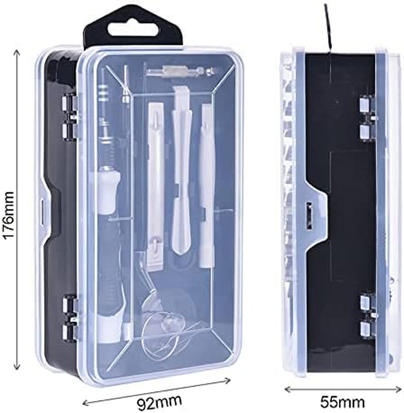 115 in 1 Screwdriver Set, Magnetic DIY Precision Tool Kit for Glasses PC Laptop Mobile Cell Phone Digital Watch ( 115 in 1 Black)