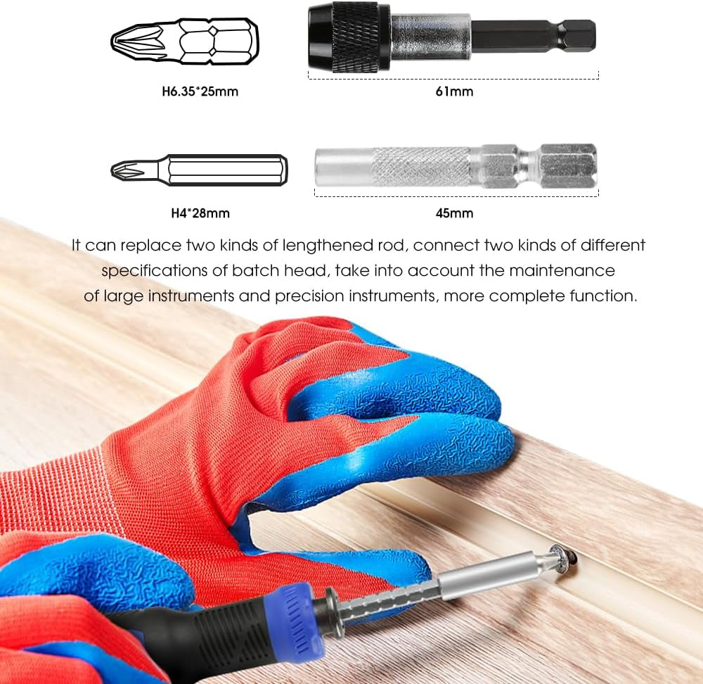Precision Screwdriver Bits & Socket Set | 77Pcs Screwdriver Repair Tool Kit with Built-In Magnetizer for Computer, PC, Laptop, Xbox, Furniture Car Electronics, DIY, Home & Office, Gift