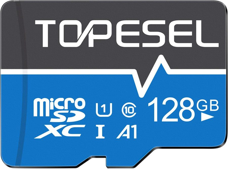 128GB Micro SD Card with Adapter, Class 10 UHS-1